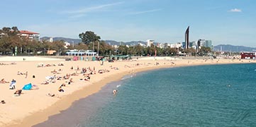 beaches in Barcelona