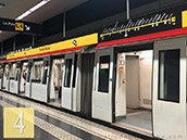 subway Barcelona line 4