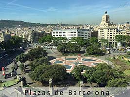 Barcelona plazas fotos