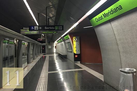 Barcelona metro Ciutat Meridiana