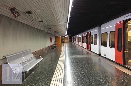 Barcelona metro Reina Elisenda