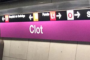 metro Clot Barcelona