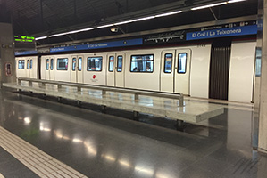 metro El Coll la Teixonera Barcelona