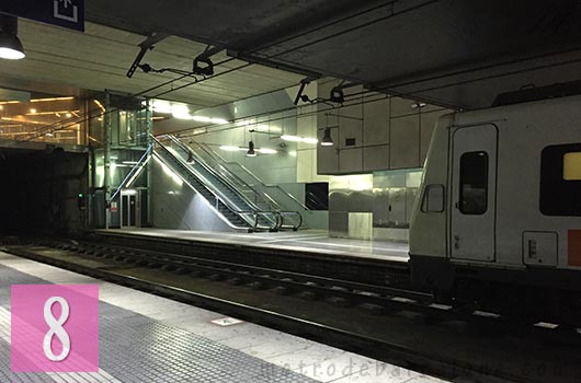Barcelona metro Europa Fira