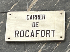 metro rue Rocafort Barcelone 
