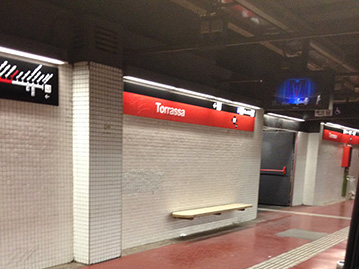 metro torrassa ligne 1 Barcelone