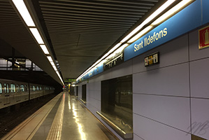 metro Sant Ildefons Barcelone