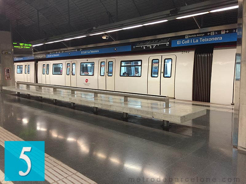 Barcelone Diagonal métro ligne 5