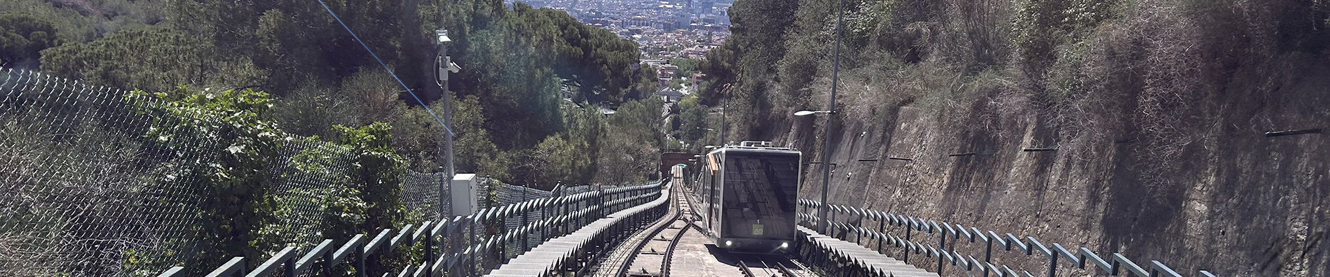 funicular of Vallvidrera Barcelona