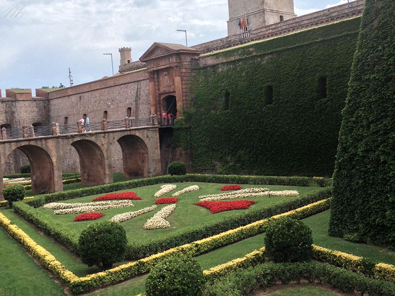 barcelona montjuic castle photos