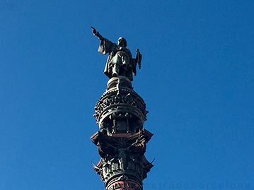 barcelona columbus monument photos