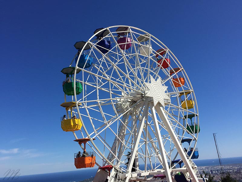 barcelone tibidabo park photos