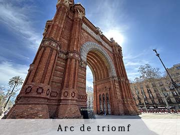 Pictures of Barcelona Arc de triomf