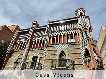 Pictures of Barcelona casa vicens