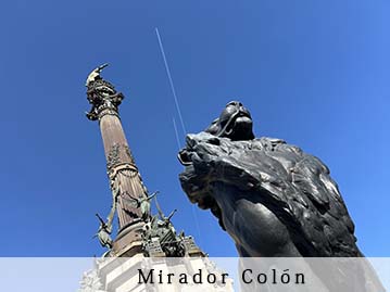 Pictures of Barcelona Columbus tower