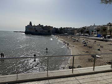 Sitges walking streets photos