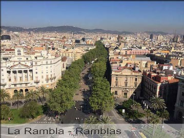 Pictures of Barcelona Rambla