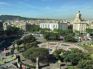 barcelona plaça catalunya photos