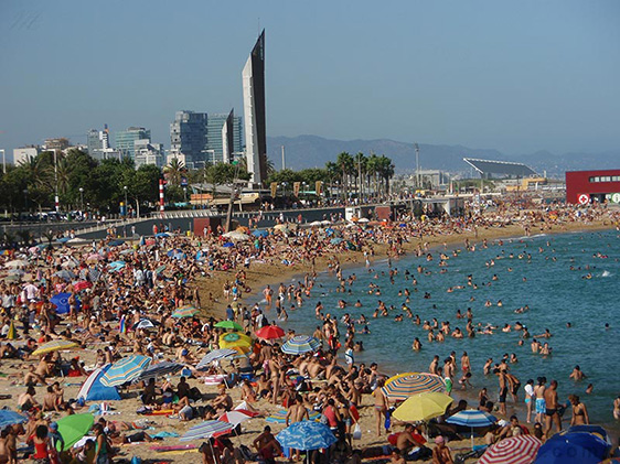 beach of Barcelona