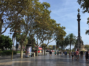 the Rambla Barcelona