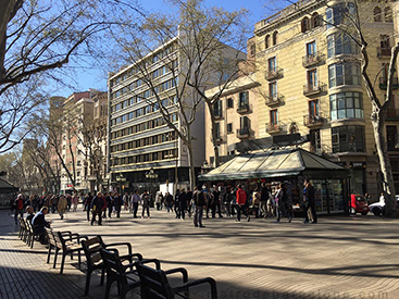 Ramblas of Barcelona