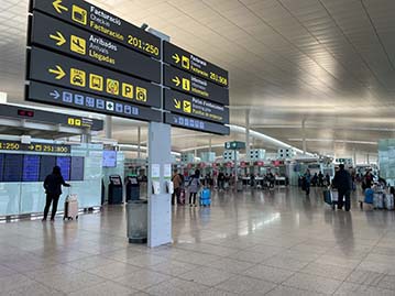 airport of Barcelona El Prat