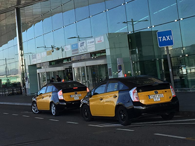 barcelona airport t1 taxis