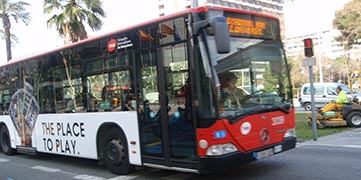 visit Barcelona by bus