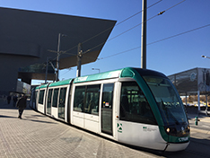 line T5 tramway Barcelona