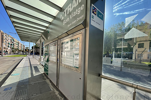 Bon Viatge Barcelona tramway station