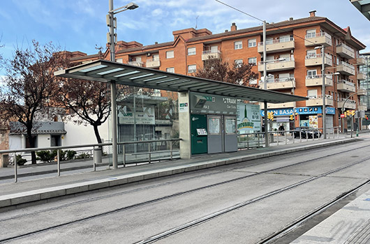 Can Clota Barcelona tramway station