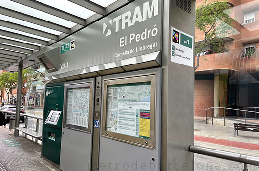 El Pedro Barcelona tramway station