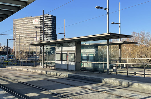 Ernest Lluch Barcelona tramway station