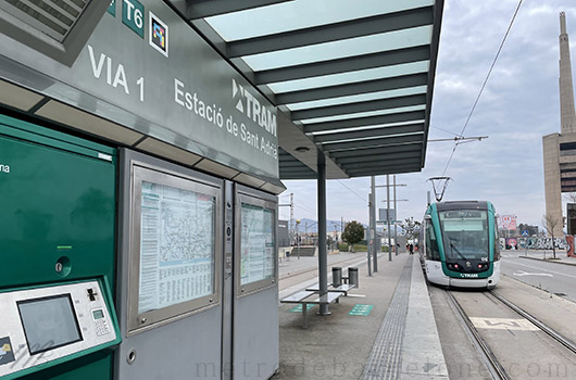 Estació de Sant Adrià Barcelona tramway station