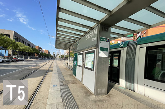 Gorg Barcelona tramway station