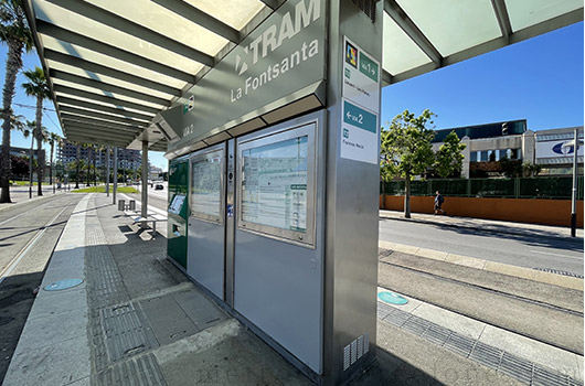 La Fontsanta Barcelona tramway station