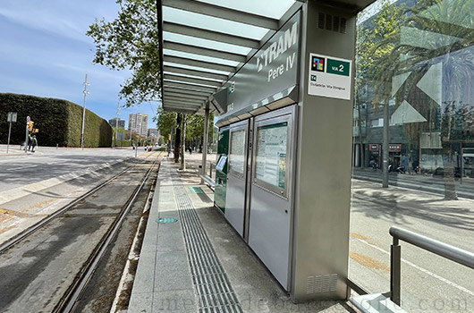 Pere IV Barcelona tramway station