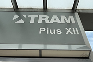 tram Pius XII Barcelona stop