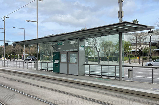 Pius XII Barcelona tramway station