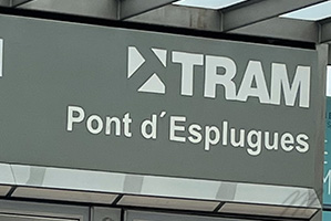 tram Pont d'Esplugues Barcelona stop