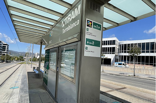 Torreblanca Barcelona tramway station