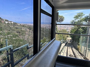 Funicular of Vallvidrera Barcelona