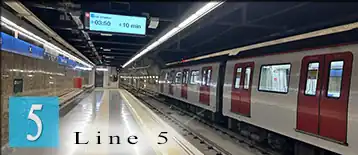 Barcelona metro blue line