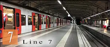 Barcelona metro brown line