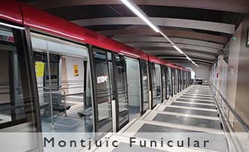 Montjuic funicular Barcelona