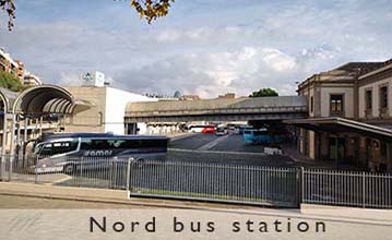 Nord bus station of Barcelona