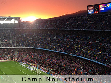 Barcelona Camp Nou stadium