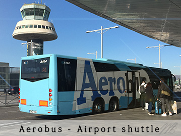 Barcelona aerobus shuttle