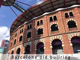 Barcelone old bullring photos