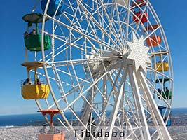 Barcelona Tibidabo amusement park